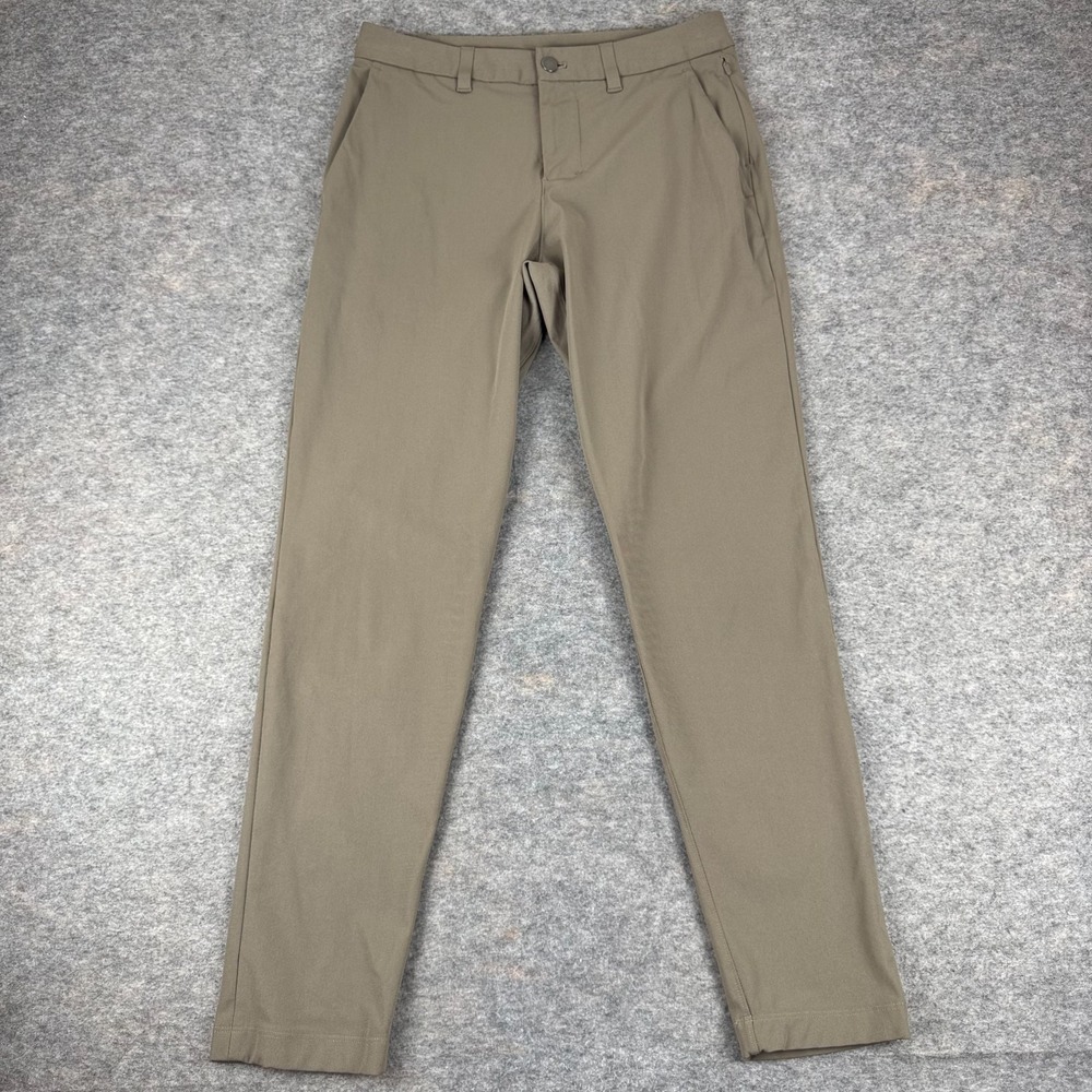 Lululemon ABC Slim-Fit Trouser 32" Warpstreme M5AO4S Khaki Mens 30
